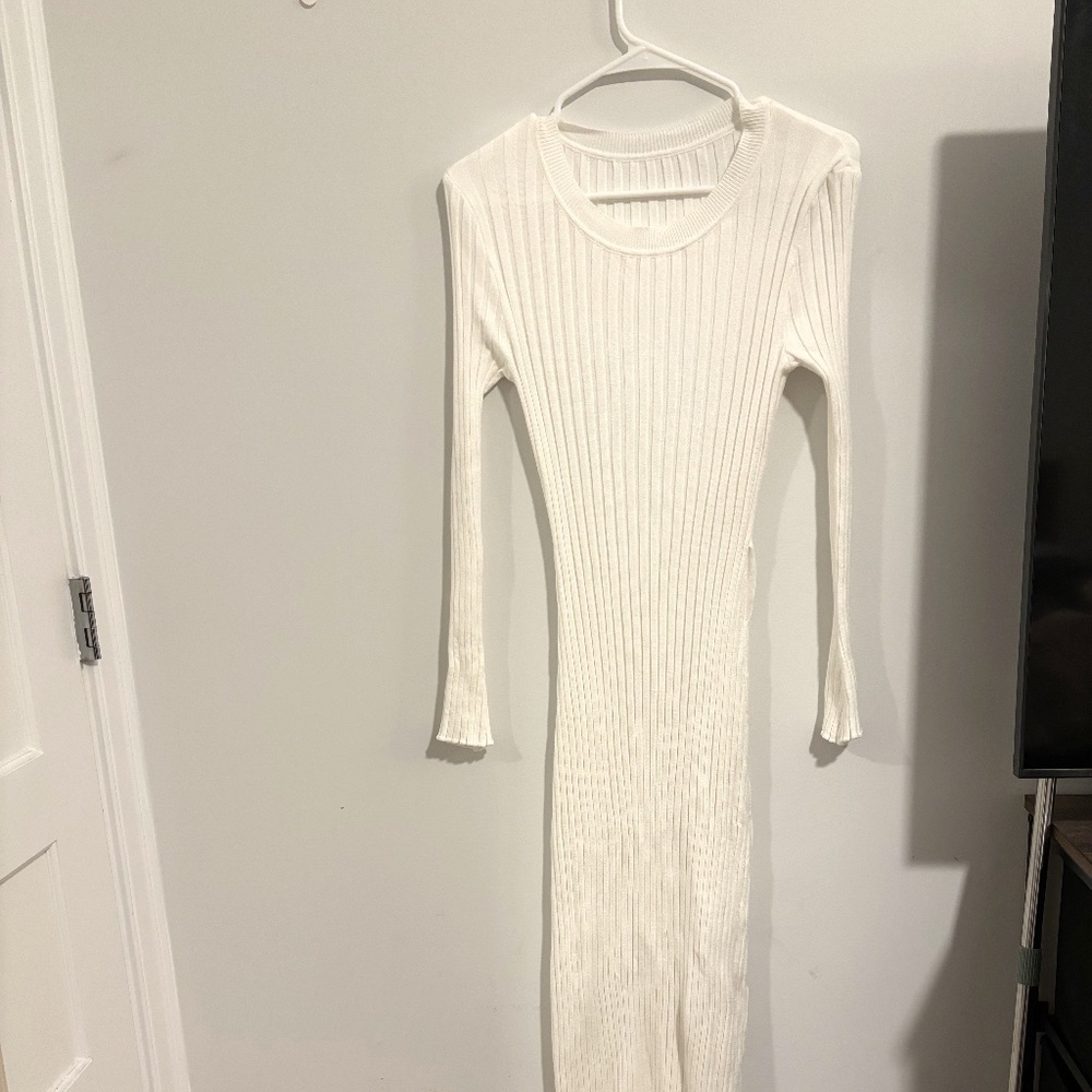 Long Sleeve Knit Maxi Dress